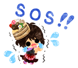 Pretty little people -Chocolate Sweets- sticker #14274310