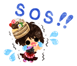Pretty little people -Chocolate Sweets- sticker #14274310