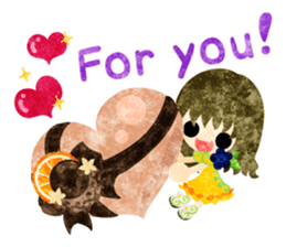 Pretty little people -Chocolate Sweets- sticker #14274311