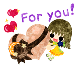 Pretty little people -Chocolate Sweets- sticker #14274311