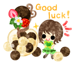 Pretty little people -Chocolate Sweets- sticker #14274313