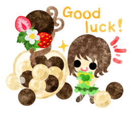 Pretty little people -Chocolate Sweets- sticker #14274313