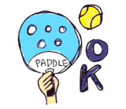 Paddle Tennis sticker #14274439