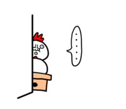 NEW YEAR CHICKEN HUMAN sticker #14275175