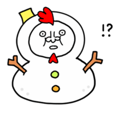 NEW YEAR CHICKEN HUMAN sticker #14275188
