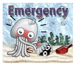Marine organisms (English) sticker #14275743