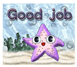 Marine organisms (English) sticker #14275748