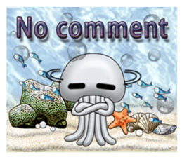 Marine organisms (English) sticker #14275772