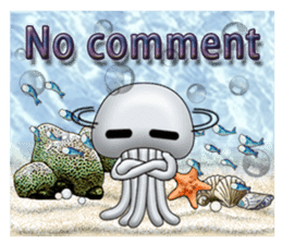 Marine organisms (English) sticker #14275772
