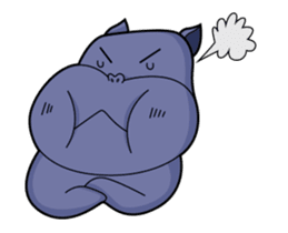 Pota The Hippo : animated sticker #14276188