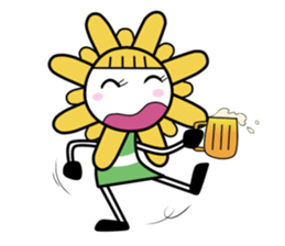 Lovely Sun Flowers sticker #14276226