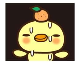 Cute little bird sticker sticker #14276276