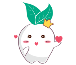 Super Crazy Radish sticker #14276310
