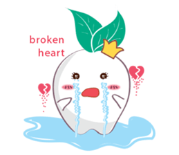 Super Crazy Radish sticker #14276311