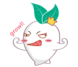 Super Crazy Radish sticker #14276316