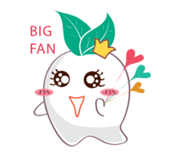 Super Crazy Radish sticker #14276323