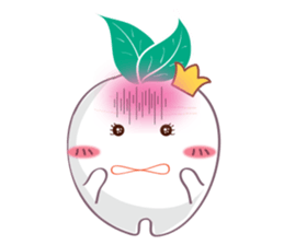 Super Crazy Radish sticker #14276327