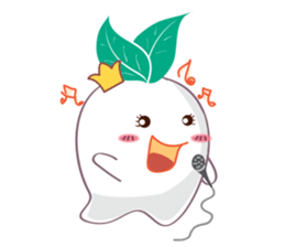 Super Crazy Radish sticker #14276332