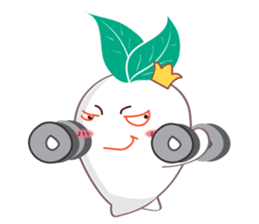 Super Crazy Radish sticker #14276335