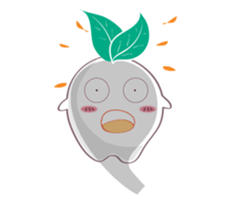 Super Crazy Radish sticker #14276337
