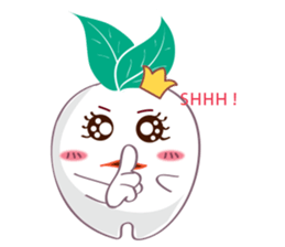 Super Crazy Radish sticker #14276345