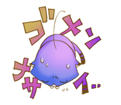 rainbow-color one word cat sticker #14276949