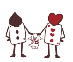 White Rabbit in Wonderland sticker #14277172