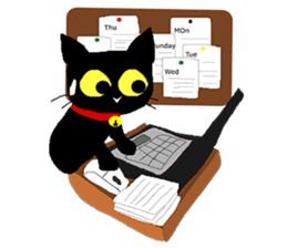 Makham 1 naughty cat sticker #14277472