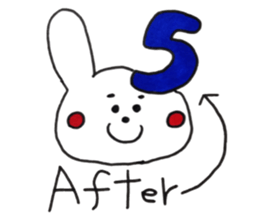 or rabbit sticker #14277740