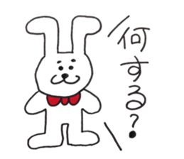 or rabbit sticker #14277741