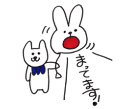 or rabbit sticker #14277743