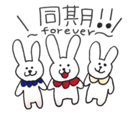 or rabbit sticker #14277747