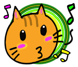 lovely cat family sticker #14277849