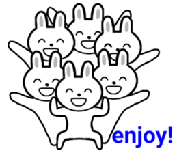 Merry rabbit Part 2. sticker #14277937