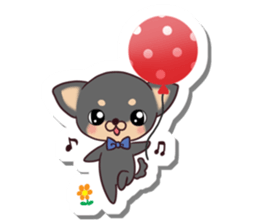 Chihuahua and funny companions sticker #14278016