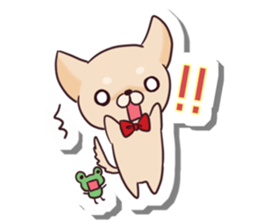 Chihuahua and funny companions sticker #14278021