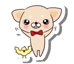 Chihuahua and funny companions sticker #14278024