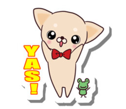 Chihuahua and funny companions sticker #14278027
