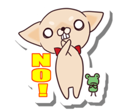 Chihuahua and funny companions sticker #14278028