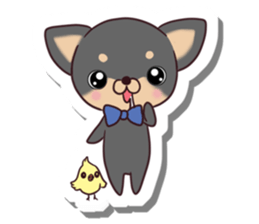 Chihuahua and funny companions sticker #14278029