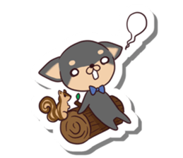 Chihuahua and funny companions sticker #14278034