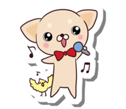 Chihuahua and funny companions sticker #14278037