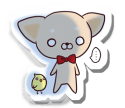 Chihuahua and funny companions sticker #14278044