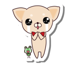 Chihuahua and funny companions sticker #14278046