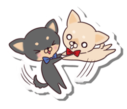 Chihuahua and funny companions sticker #14278047