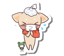 Chihuahua and funny companions sticker #14278048