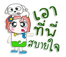 ..Mr. Toto. love dog.. sticker #14278370