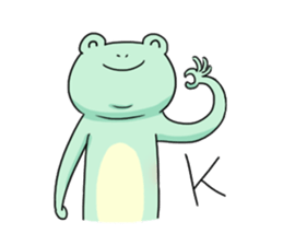 The Cat and The Frog sticker #14278589