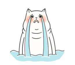 The Cat and The Frog sticker #14278594