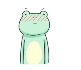 The Cat and The Frog sticker #14278611